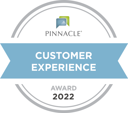 Pinnacle 2022 Customer Service Award